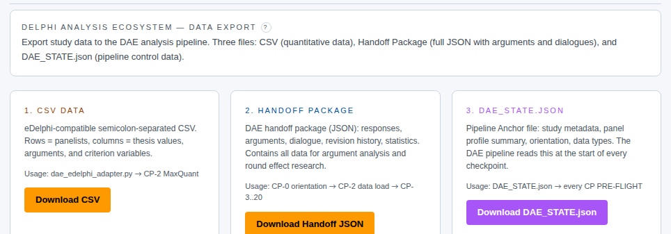 Export to DAE analysis